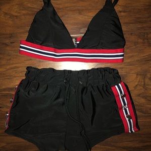 Bathing suit top and bottom